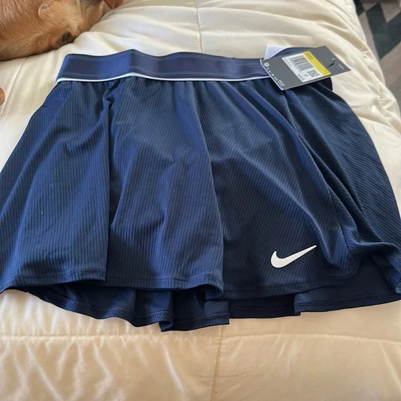 navy tennis skirt nike